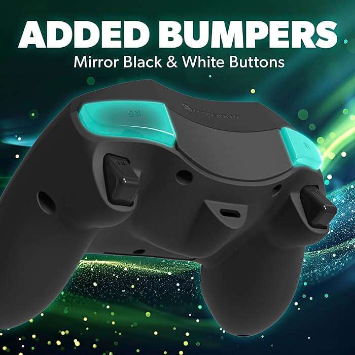 Hyperkin - DuchesS Wired Controller for Xbox Series X|S, Xbox One, Windows 10|11, PC, with Hall Effect Joysitcks, Audio Jack, Impulse Triggers, Black - Officially licensed - Image 6