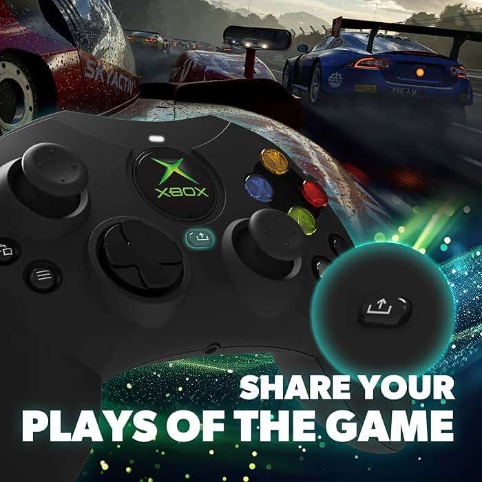 Hyperkin - DuchesS Wired Controller for Xbox Series X|S, Xbox One, Windows 10|11, PC, with Hall Effect Joysitcks, Audio Jack, Impulse Triggers, Black - Officially licensed - Image 9