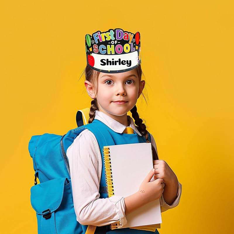 JUESMOS 24PCS Adjustable Paper Caps Hats Crowns for Kindergarten Preschool Classroom Prizes Rewards - Image 4