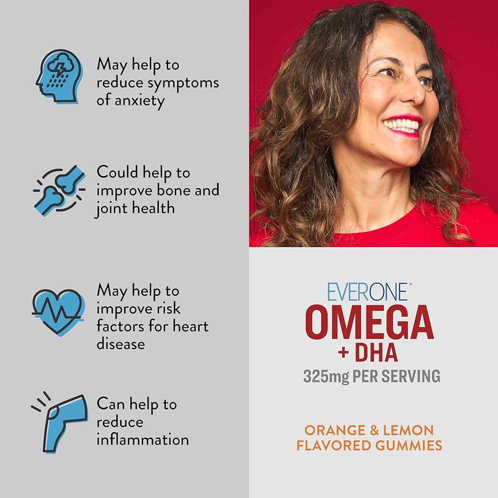 Omega Fish Oil Gummies for Adults and Teens with DHA - Support Brain and Cardiovascular Health Supplement - Vegan, Gelatin Free, GMO Free - Delicious Orange and Lemon Flavored with Omega 3, 6, and 9 - Image 4