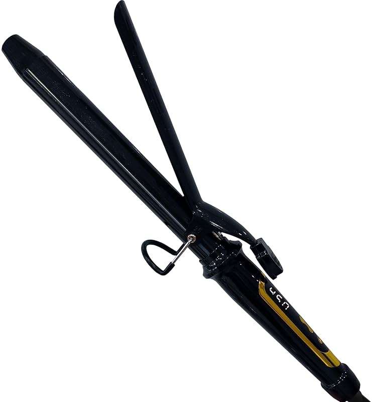 abp 1 Inch Curling Iron Extra Long Barrel with Ceramic Coating for Long/Medium Hair,LED Display Instant Heat up to 450°F with clamp,Hair Waving Style Tool Girls & Women - Image 1