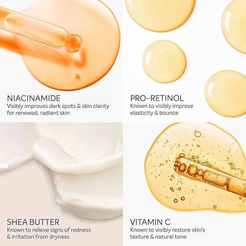Dove Body Cream Serum Niacinamide + Even Tone for Dark Spots and Uneven Tone with Vitamin C, Pro-Retinol and Shea Butter Lotion, 8 oz - Image 9