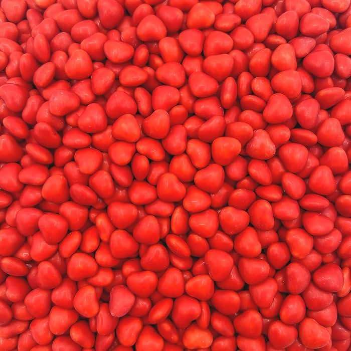 Cinnamon Hearts | 1 Pound Bag | Spicy Cinnamon Candy | Heart Shaped Red Candy | Old Fashioned Hard Candies for Holidays, Baking & Dessert Decorating - Image 1