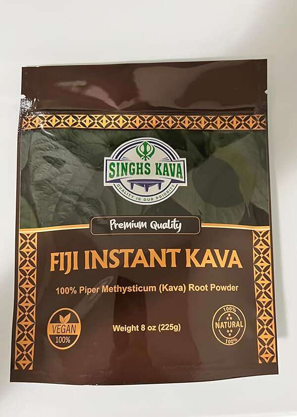SINGHS Premium Quality Noble Fiji INSTANT Kava Powder Extra Strength (8oz) - Image 2