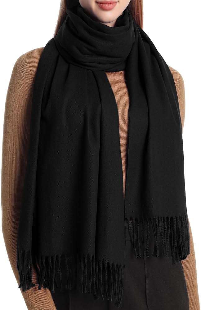 Sofier Pashmina Shawl Wraps for Women Formal Evening Dress Blanket Scarves Fashion Wedding Bridesmaid Gifts Cashmere Feel - Image 2