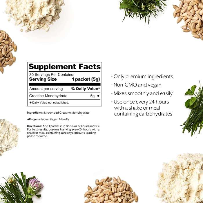 ProMix Nutrition Creatine Monohydrate Travel Packs, 5g of micronized Clean Creatine for Men and Women, Supports Muscle Growth & Recovery, Vegan - 30 Servings - Image 2