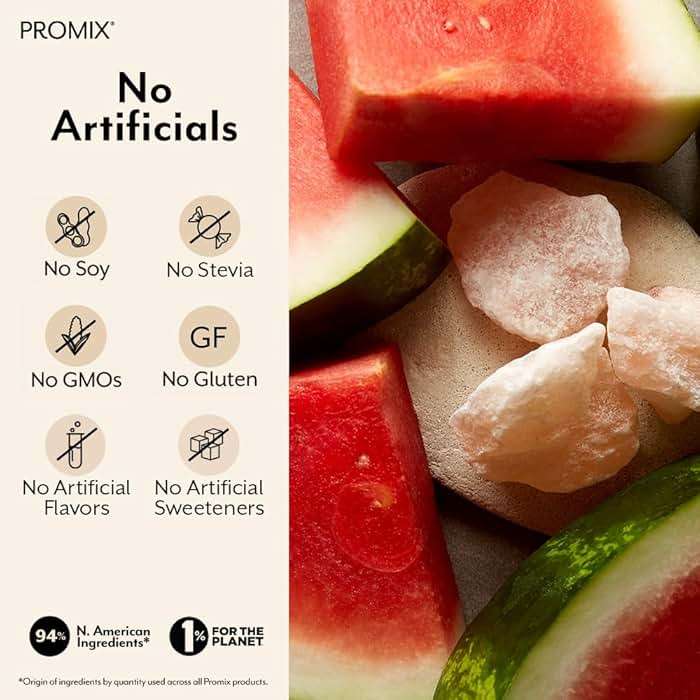 ProMix Nutrition Electrolytes Powder Hydration Packets - Himalayan Pink Salt, Magnesium, Potassium, Vitamin C - Salted Watermelon, Lightly Sweetened - 30 Servings (Pack of 30) - Image 4