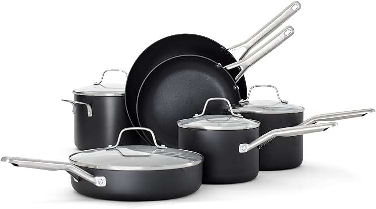 Calphalon® Hard-Anodized Nonstick 10-Piece Cookware Set - Image 1