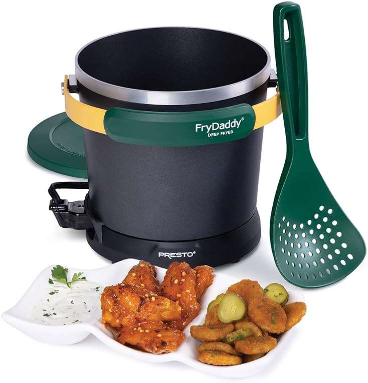 Presto 05427 FryDaddy Electric Deep Fryer, Green/Gold - Image 5