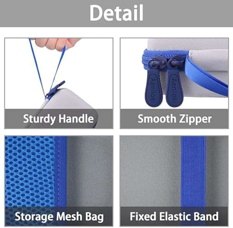 Aenllosi Hard Carrying Case Compatible with Blaze Technos/Atari/Taito/Capcom/Neo-Geo/Data East Super Pocket Arcade Gaming Handhled, White (Case Only) - Image 3