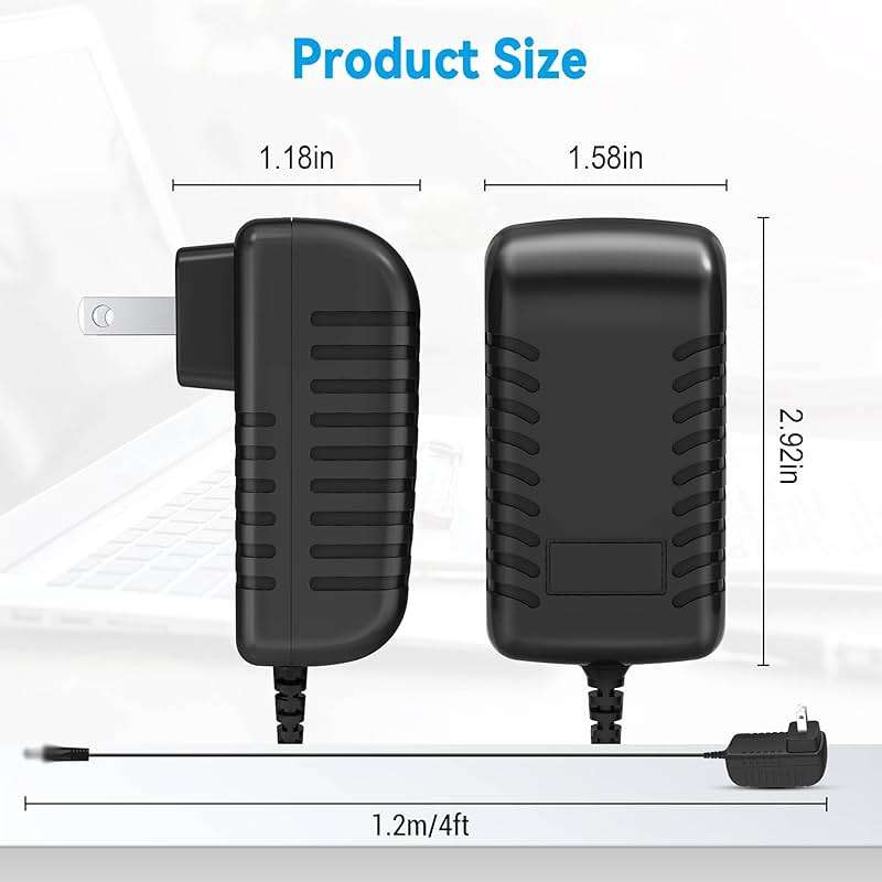 PGENDAR 18V Charger for Hypervolt Gun Power for Hyperice 2 pro power for Hypervolt 2 model 53200 038-00 for Hypervolt Go 55000 001-00 for Hypervolt Go 2 55200 001-00 for Vyper 3/2/go gun DC Power Cord - Image 3