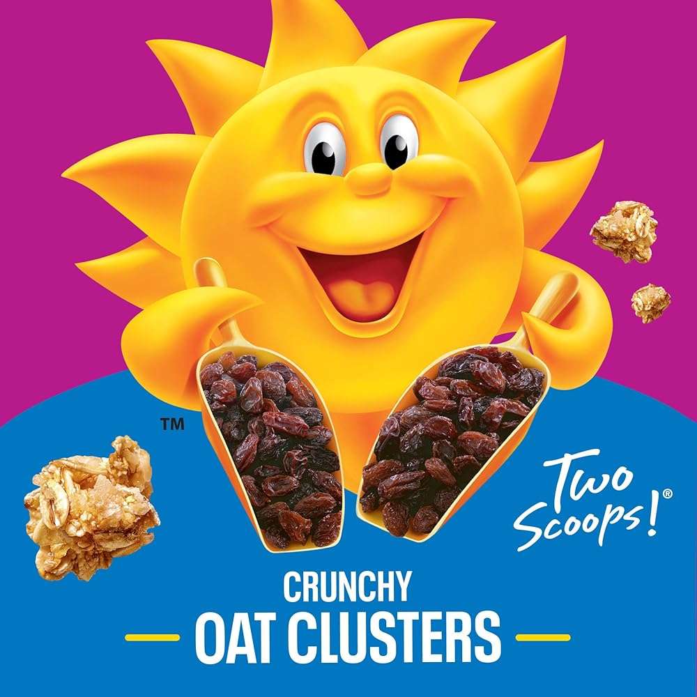 Kellogg's Raisin Bran Crunch Breakfast Cereal, Good Source of Fiber, Giant Size, 24.5 oz - Image 6
