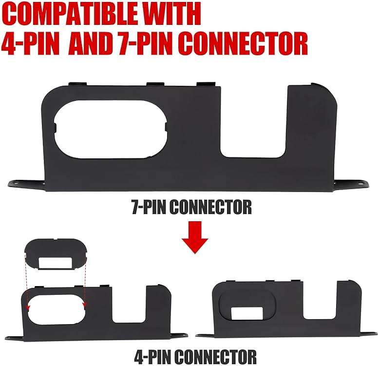 Mabett Rear Bumper Cover Plate for 2026 2022-2025 Ford Maverick Accessories, Hitch Surround Cover Protection for Maverick with 4/7-Pin Connector Hitch (Not for Lobo) - Image 2
