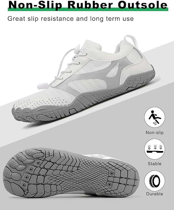 todaysunny Barefoot Shoes Mens Womens Minimalist Cross Training Shoes with Wide Toe Box Athletic Zero Drop Trail Walking Hiking Running Sneakers - Image 4
