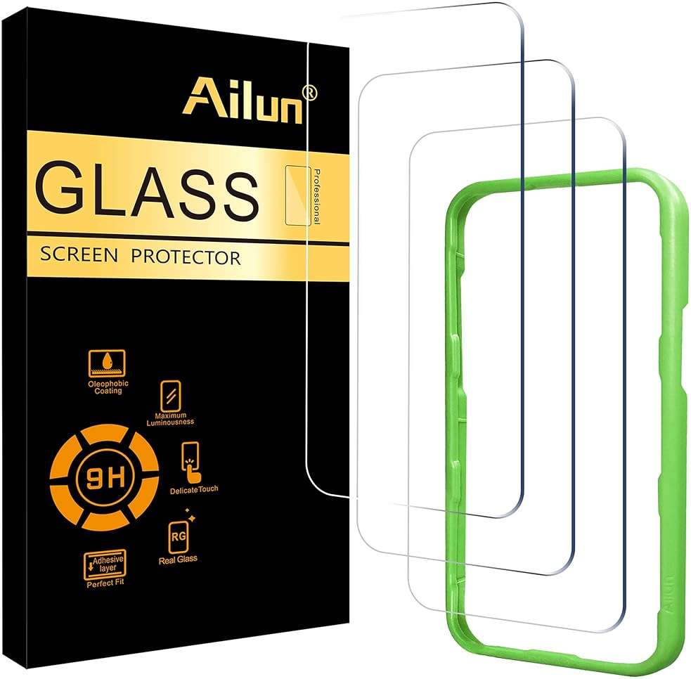 Ailun 3 Pack Screen Protector for iPhone 17 / iPhone 16 Pro [6.3 inch] with Installation Frame, Dynamic Island Compatible, Case Friendly[Not for iPhone16/16Plus/16Pro Max/17Pro/17Pro Max/Air] - Image 1
