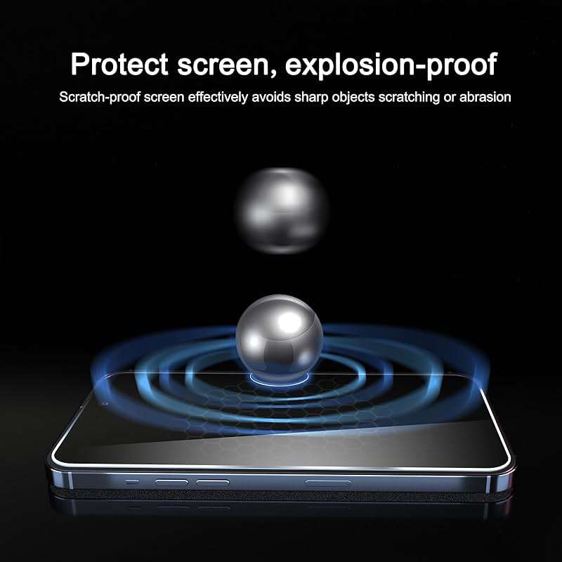 Ailun 3 Pack Privacy Screen Protector for iPhone 16 Pro Max [6.9 inch], Anti Spy Private Tempered Glass Anti-Scratch Case Friendly - Image 5