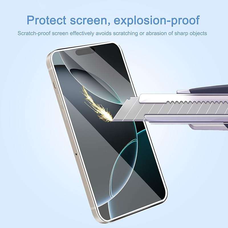 Ailun 3 Pack Screen Protector for iPhone 16 Pro Max [6.9 inch] with Installation Frame, Tempered Glass, Sensor Protection, Dynamic Island Compatible, Case Friendly - Image 5