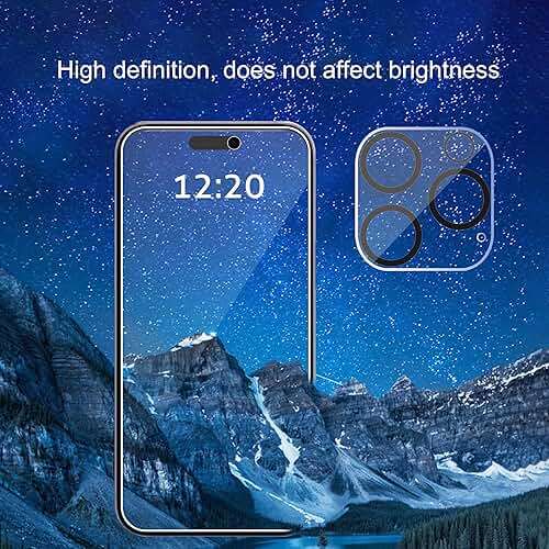 Ailun 3 Pack Privacy Screen Protector for iPhone 16 Pro Max [6.9 inch]+ 3 Pack Camera Lens Protector,Dynamic Island Compatible,Anti Spy Tempered Glass[9H Hardness][Not for iPhone 16e/16/16Pro/16Plus] - Image 3