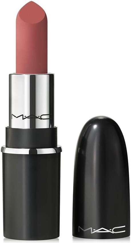 MAC M·A·Cximal Silky Matte Lipstick Mini, Velvet Teddy, 0.06 Ounces - Image 1