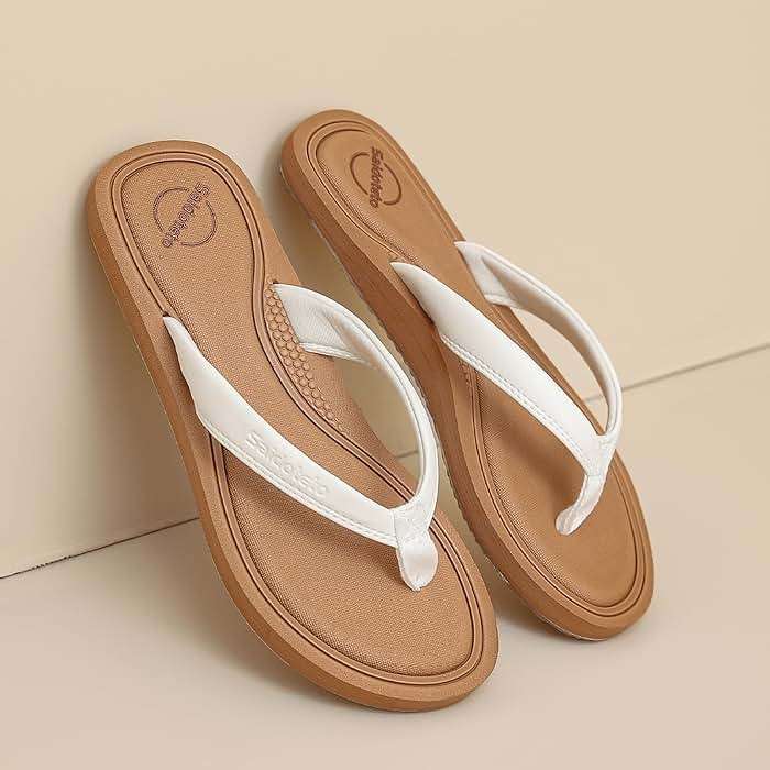 Saidoteto Women's Yoga Mat Flip Flops - Comfortable Lightweight Slip-On Sandals with Soft Thong Strap, Arch Support, and Quick-Drying, Water-Friendly Design for Summer & Beach - Image 5
