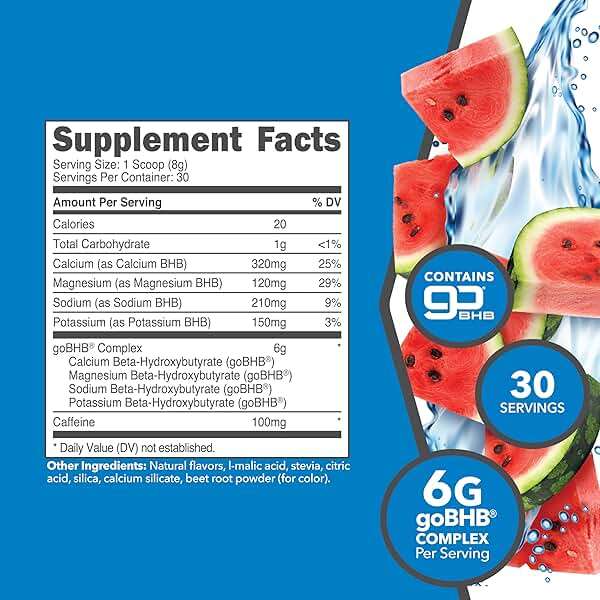 Ketologic KetoEnergy BHB (Watermelon) 30 Servings - BHB + Caffeine Exogenous Ketone Supplement - Image 2