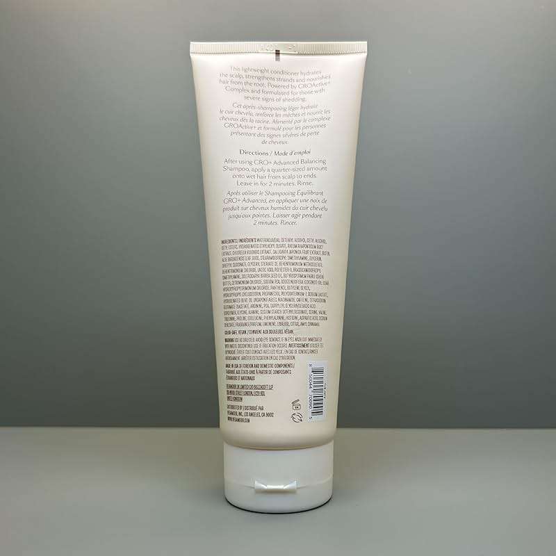 VEGAMOUR GRO+ Advanced Balancing Conditioner | Hydrates the Scalp, Nourishes and Softens Hair | For Severe Signs of Thinning | Color Safe, Vegan, Cruelty-Free, Formulated Without Silicones (8 Fl Oz) - Image 4