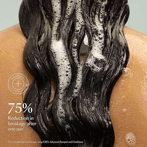 VEGAMOUR GRO+ Advanced Balancing Conditioner | Hydrates the Scalp, Nourishes and Softens Hair | For Severe Signs of Thinning | Color Safe, Vegan, Cruelty-Free, Formulated Without Silicones (8 Fl Oz) - Image 5