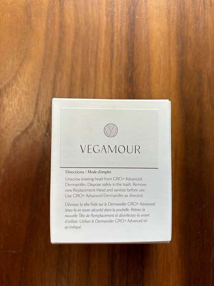 VEGAMOUR GRO+ Advanced Dermaroller Replacement Head | 1,200 Microneedle 0.25mm Scalp Tool | Gently Exfoliates the Scalp | (No Handle, Replacement Head Only) - Image 9