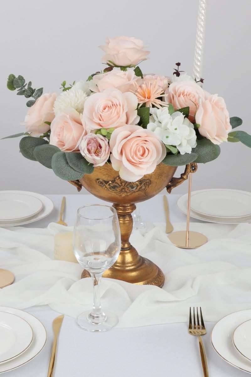 JUSMAI 30pcs Roses Artificial Flowers Pink Fake Roses Flowers with Long Stems Silk Flowers for Wedding Bouquet Centerpices Decorations Party Bridal Baby Shower Home Decor - Image 6