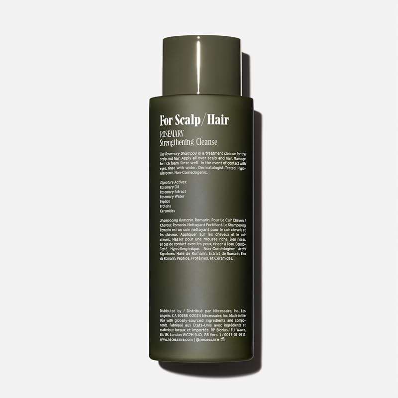 Nécessaire Rosemary Shampoo | Multi-Protein Strengthening Cleanse For Thinning Hair. For Women + Men. Good For All Hair Types/Textures. Free Of Sulfates. Color-Safe. 250 ml / 8.4 oz - Image 2