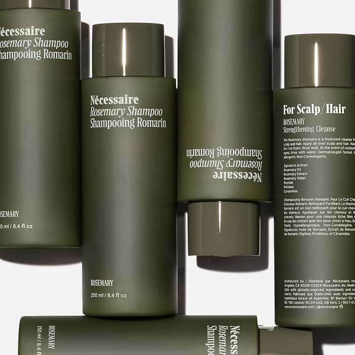 Nécessaire Rosemary Shampoo | Multi-Protein Strengthening Cleanse For Thinning Hair. For Women + Men. Good For All Hair Types/Textures. Free Of Sulfates. Color-Safe. 250 ml / 8.4 oz - Image 3