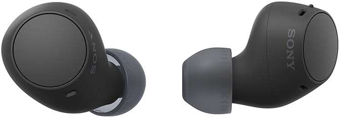 Sony WF-C510 Truly Wireless in-Ear Bluetooth Earbud Headphones with up to 22-Hour Battery, Multipoint-Connection, Mic and IPX4 Water Resistance, Black - Image 1