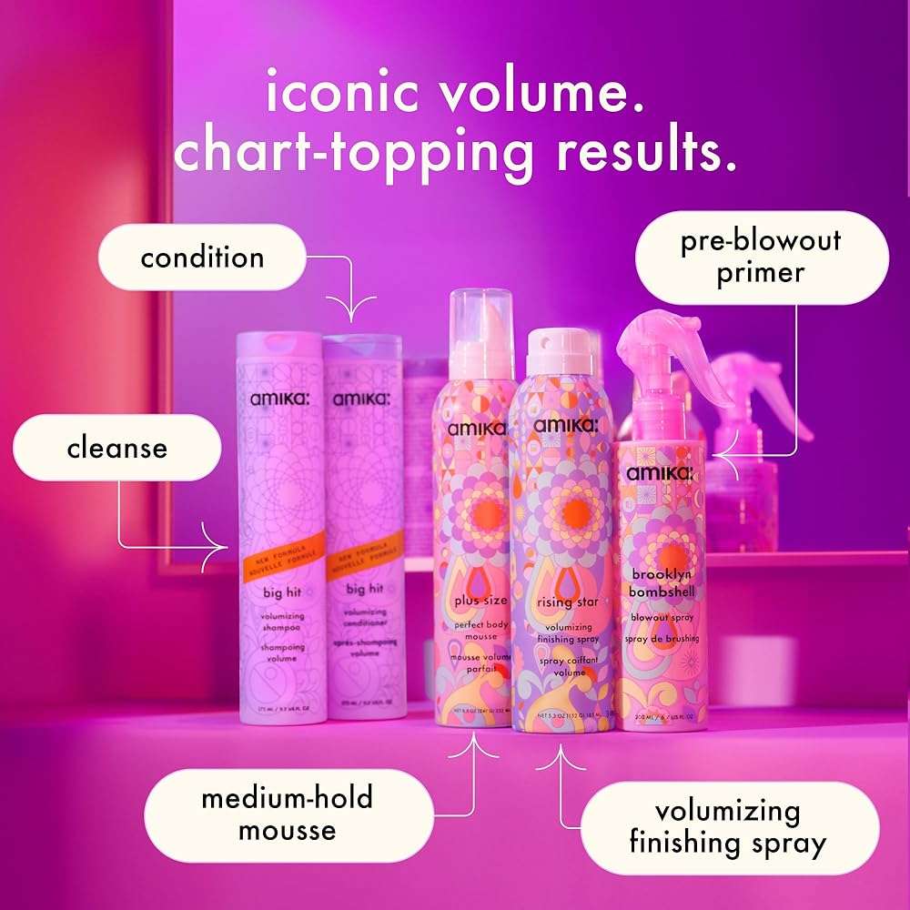 amika big hit volumizing shampoo - Image 6