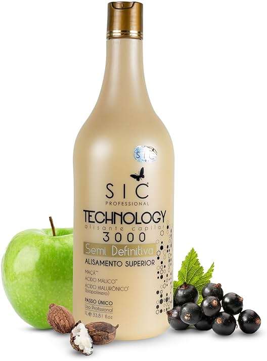 SIC Technology 3000 Brazilian Keratin Treatment (33.8 Fl Oz) - Smoothing Keratin Hair Treatment - Professional Brazilian Complex Blowout Straightening For Silky Smooth & Frizz Free Hair - Image 1