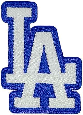 NH LA Los Angeles Iron On Patches - Embroidery Applique Patches for Decoration - Image 1