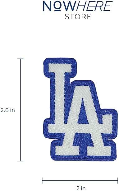 NH LA Los Angeles Iron On Patches - Embroidery Applique Patches for Decoration - Image 2