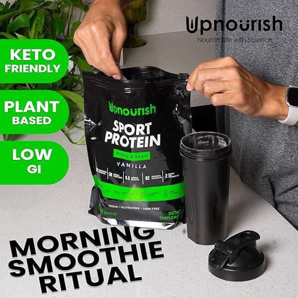 Vegan Sport Protein Powder Vanilla – 30g Plant Based Protein, VELOSITOL, BCAAs, Organic Greens & Fruits, Probiotics, Tart Cherry for Post Workout Recovery, Inform Sports Certified Keto - 20 servings - Image 6