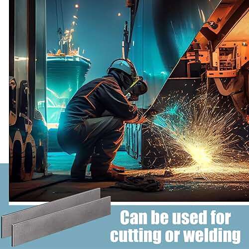 Hicarer 2 Pcs 2 x 1/4 x 12 Inch Steel Flat Bar Metal Stock Hot Rolled Steel Plate Solid Plain Metal Flat Bar Stock - Image 5