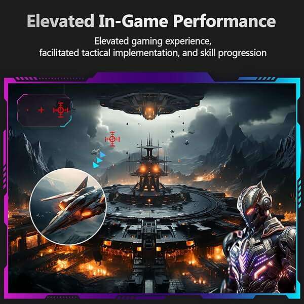 Z-Edge 27-inch Gaming Monitor QHD 2560 x 1440 2K, 180Hz Refresh Rate, 1ms MPRT, UG27QF Fast IPS Computer Monitor with Crosshair, HDMI 2.0x2, DP 1.4x2 - Image 5