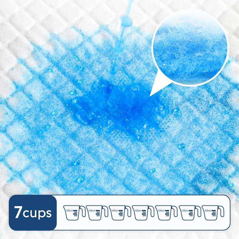 50 Count 28” x 34” XL Disposable Dog Pee Pads, Super Absorbent Leakproof Quick Drying Puppy Pee Pads for Dogs, Extra Large Disposable Dog Training Pads - Image 5