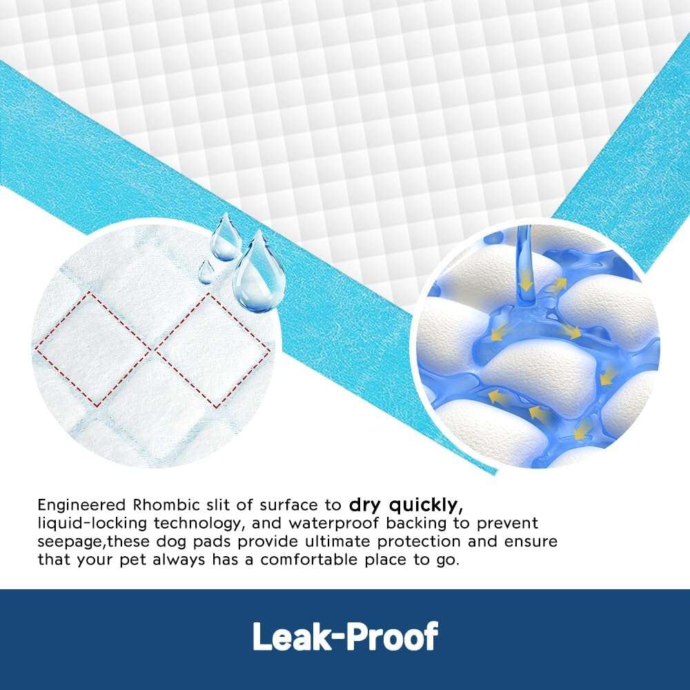 50 Count 28” x 34” XL Disposable Dog Pee Pads, Super Absorbent Leakproof Quick Drying Puppy Pee Pads for Dogs, Extra Large Disposable Dog Training Pads - Image 6