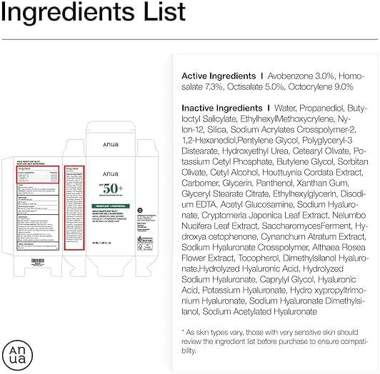 Anua Heartleaf Silky Moisture Mild Sunscreen, Broad Spectrum SPF 50+ with Moisturizing Formula, Lightweight Korean Sunscreen, Natural finish, Vegan, korean skin care 50ml / 1.69 fl. oz. - Image 9