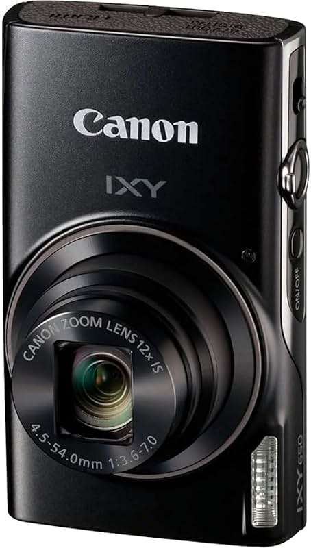 Canon PowerShot IXY 650 / ELPH 360 HS Compact Digital Camera 12x Optical Zoom (Black) Bundle with 64GB Memory Card + Camera Case + Card Reader + Spider Tripod + More (13pc Bundle) (Renewed) - Image 2