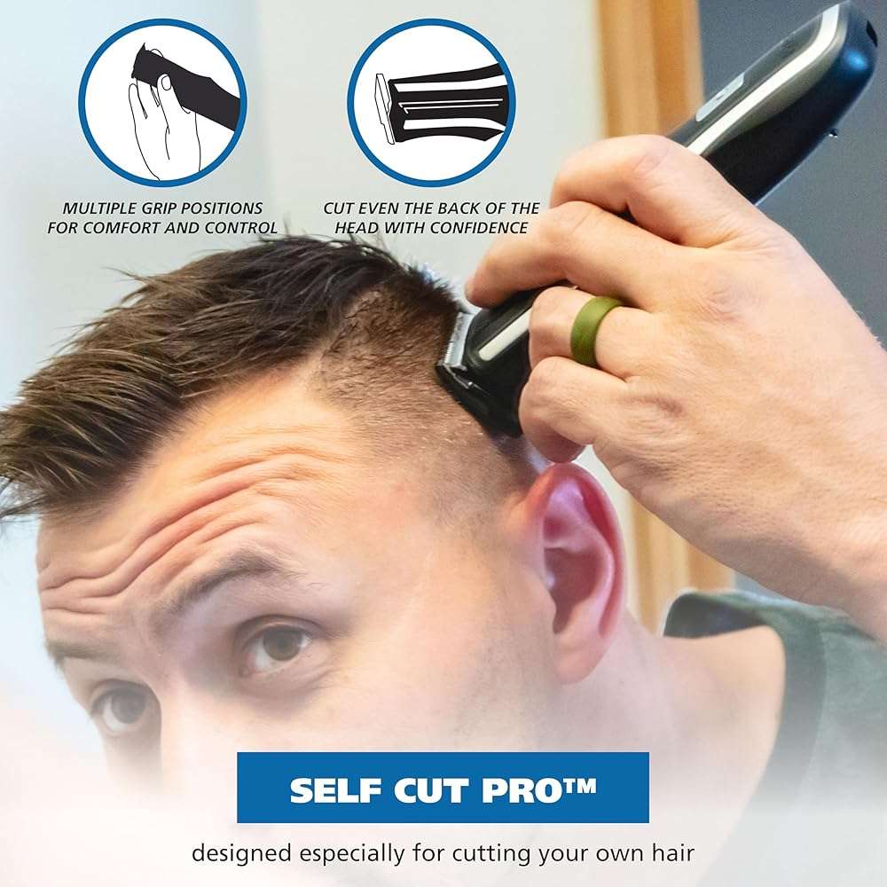Wahl Clipper Self-Haircut Pro Lithium Ion Cordless Hair Clippers, Easy to Use Self Haircutting Kit Designed for DIY Haircuts – Model 3026122 - Image 2