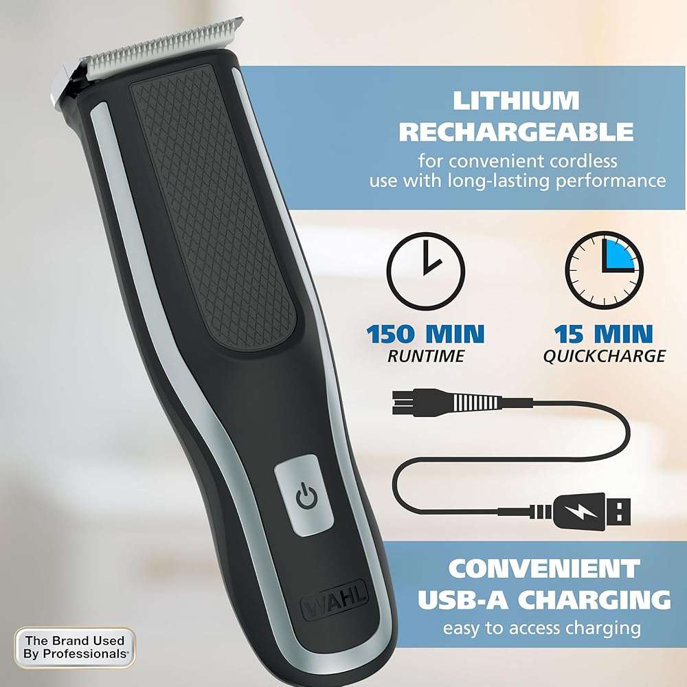 Wahl Clipper Self-Haircut Pro Lithium Ion Cordless Hair Clippers, Easy to Use Self Haircutting Kit Designed for DIY Haircuts – Model 3026122 - Image 5