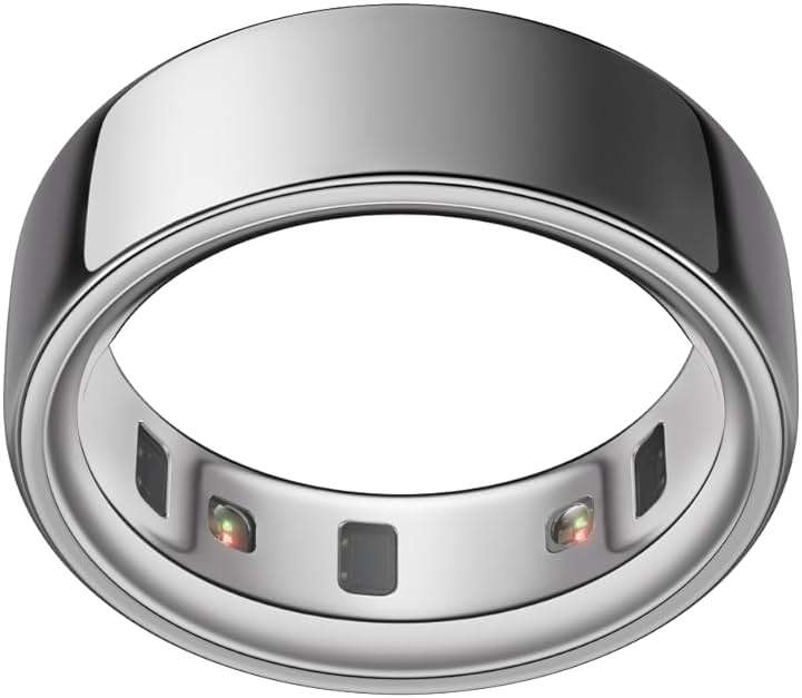 Oura Ring 4 - Silver - Size 4 - Size Before You Buy - Image 1