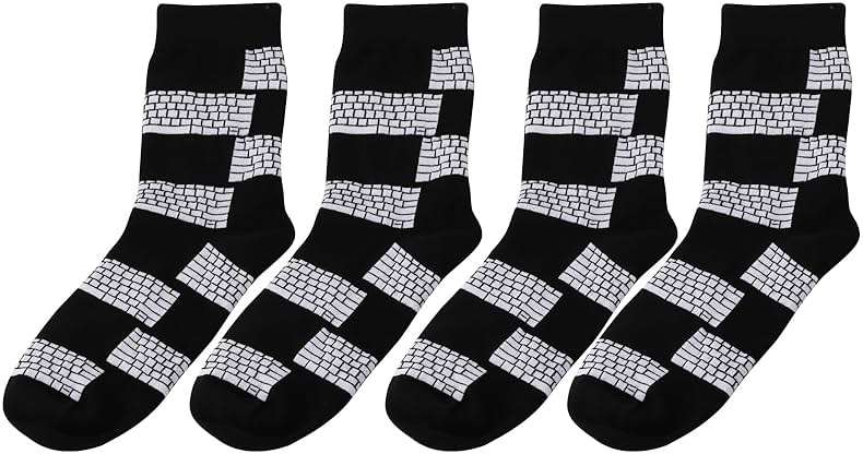 MBMSO 2 Pairs Information Technology Socks Appreciation Gift for Coder Network Engineer Gifts for Men Binary Code Gifts Socks - Image 2