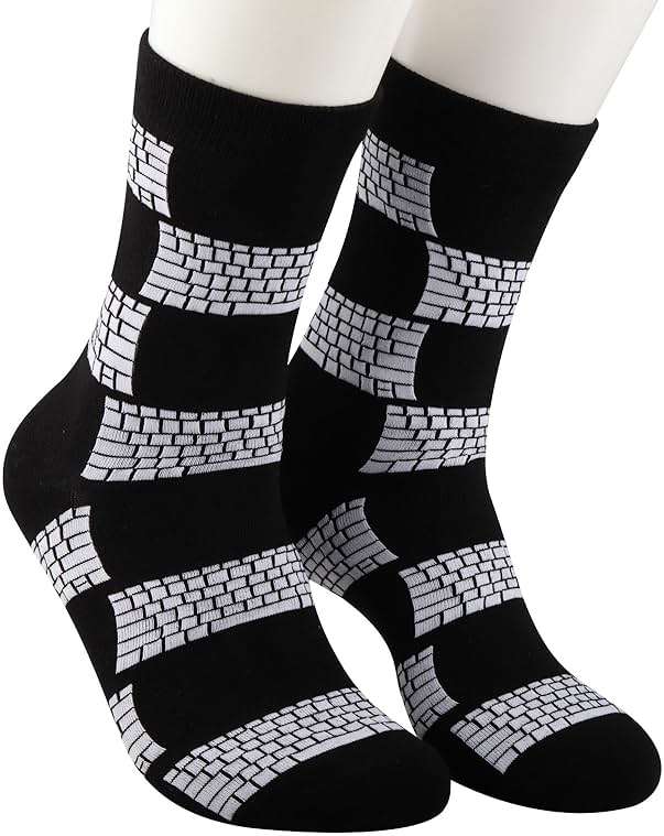 MBMSO 2 Pairs Information Technology Socks Appreciation Gift for Coder Network Engineer Gifts for Men Binary Code Gifts Socks - Image 3