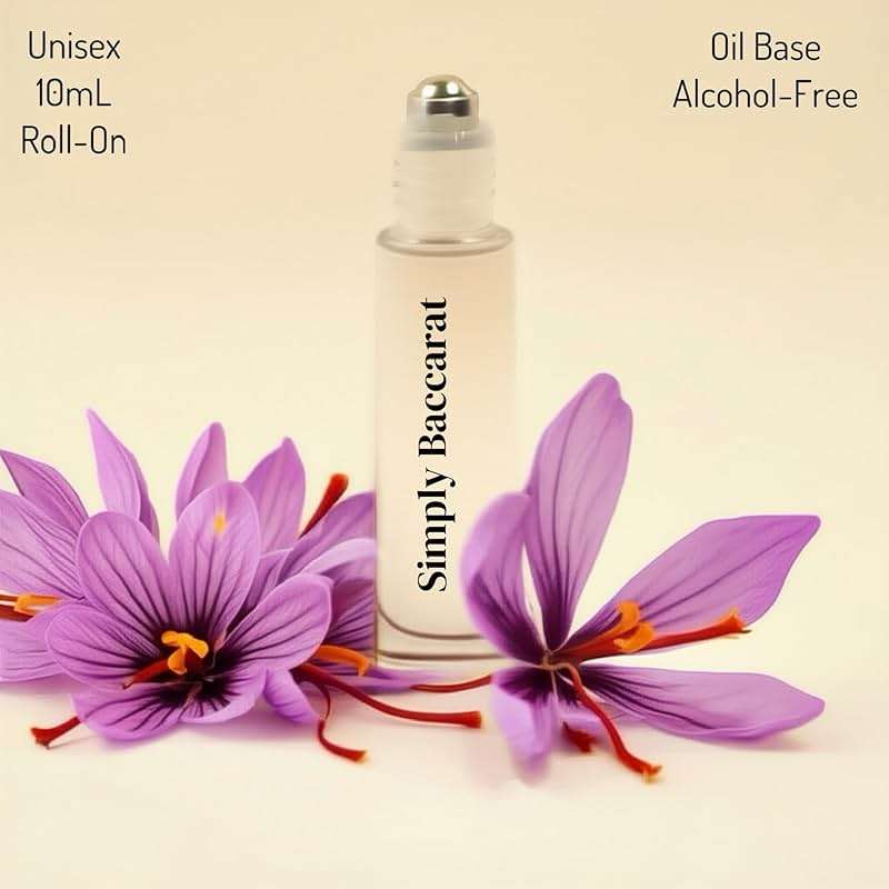 Simply Baccarat Roll-On — Inspired by B.accarat R.ouge 540 Long Lasting Fragrance Oil Perfume for Women & Men (Unisex) — Vegan & Cruelty-Free Travel Size Roller Perfume for Daily Use — 10ml - Image 4