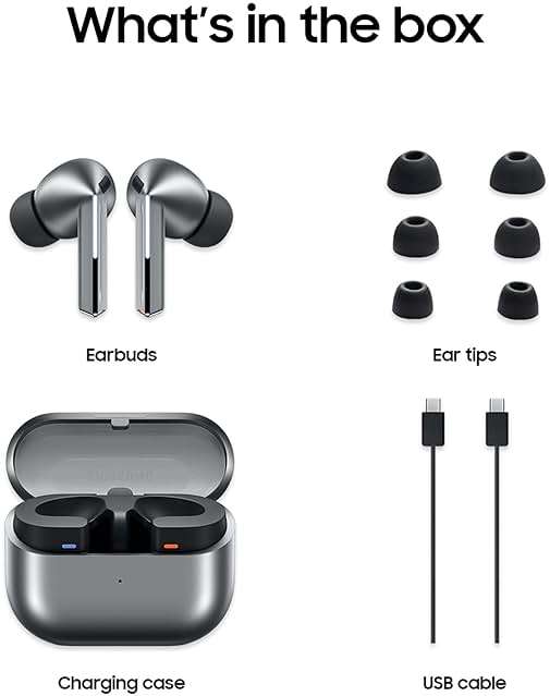 Samsung Galaxy Buds 3 Pro AI True Wireless Bluetooth Earbuds, Noise Cancelling, Sound Optimization, Redesigned Comfort Fit, Silver [US Version, Amazon Exclusive, 2Yr Warranty] - Image 12